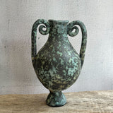 Vase - Urn-Shaped - Green Speckle - Medium #04 • Feb25