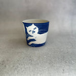 Blue & White Animal Cups • Oct24