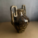 Vase - Urn-Shaped, Handled - Toffee Wash - Large