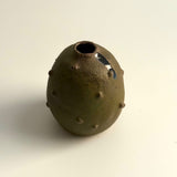 Fructiform Vase - Olive Green Wash - Small