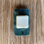 Marble Soap Dish - Green - Small