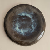 "Dimple" Platter in Brown Splash - Large