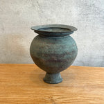 Rimmed Pedastal Vases - Green • serious PLAY