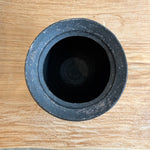 Rimmed Pedastal Vases - Black • serious PLAY
