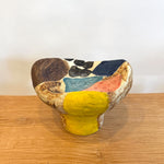 Multi-Coloured Pedestal Bowl / Sculpture • May25