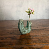 U-shaped Totem - Green & White Wash - XS