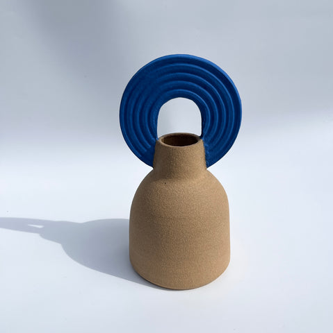Rina Bernabei - Circle Vase - "Blue Horizons" - 2023