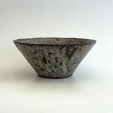 Breakfast Bowl #07 - Carved - Dark Brown