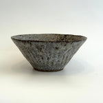 Breakfast Bowl #07 - Carved - Dark Brown