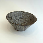 Breakfast Bowl #07 - Carved - Dark Brown