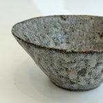 Breakfast Bowl #07 - Carved - Dark Brown