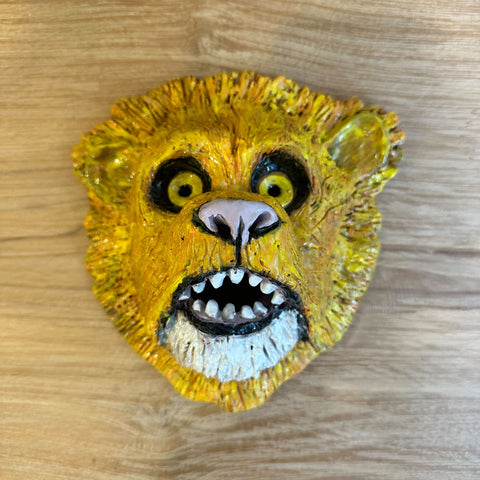 Ceramic Lion Face