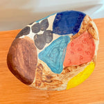 Multi-Coloured Pedestal Bowl / Sculpture • May25