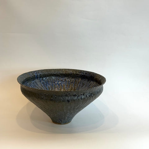 Deep Bowl - Dappled Green / Blue