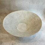 Pedestal Bowl #05 - 2023 (Wide, White Speckle)