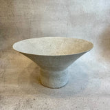 Pedestal Bowl #05 - 2023 (Wide, White Speckle)