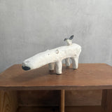 Hippo Figure + Bird | XL #01 - White