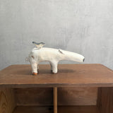 Hippo Figure + Bird | XL #02 - White