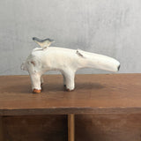 Hippo Figure + Bird | XL #02 - White