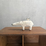 Hippo Figure + Bird | XL #02 - White