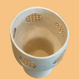 "Rattan in White" Vase • Mar25