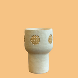"Rattan in White" Vase • Mar25