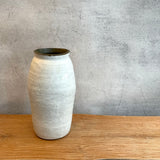 "Eucalypt" Cylinder Vase - White - Large