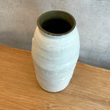"Eucalypt" Cylinder Vase - White - Large