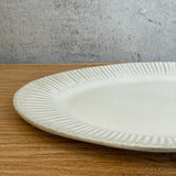 Oval Platter - Carved Edge #03 - June 2024