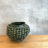 "Loop de Loop" Vase in Olive Green - Large