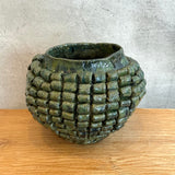 "Loop de Loop" Vase in Olive Green - Large