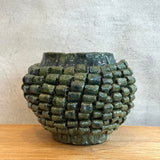 "Loop de Loop" Vase in Olive Green - Large