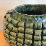 "Loop de Loop" Vase in Olive Green - Large