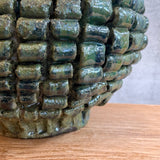 "Loop de Loop" Vase in Olive Green - Large