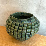 "Loop de Loop" Vase in Olive Green - Large
