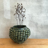 "Loop de Loop" Vase in Olive Green - Large