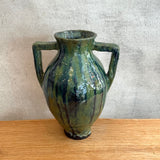 Vase - Urn-Shaped - Green Wash - Large