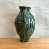 Vase - Urn-Shaped - Green Wash - Large