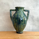 Vase - Urn-Shaped - Green Wash - Large