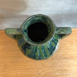 Vase - Urn-Shaped - Green Wash - Large