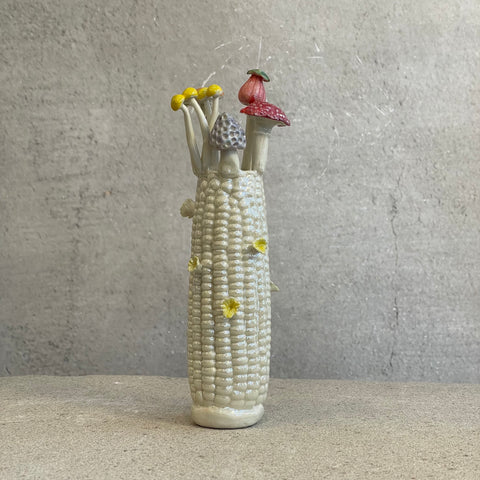 "Corn" Vase - Small #03 - "Fantastic Garden" - June 2024
