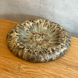 "Dimple" Platter in Mushroom Speckle - Medium