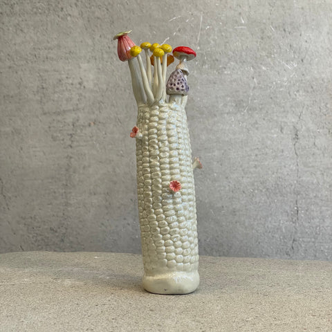 "Corn" Vase - Small #04 - "Fantastic Garden" - June 2024