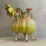 "Dancing Pumpkin With Flower" Sculpture - "Fantastic Garden" - June 2024