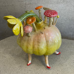 "Dancing Pumpkin With Flower" Sculpture - "Fantastic Garden" - June 2024