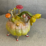 "Dancing Pumpkin With Flower" Sculpture - "Fantastic Garden" - June 2024