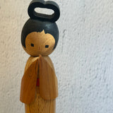 Vintage Kokeshi #105 - "See Through Bow" - Medium