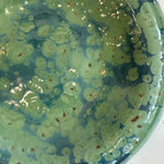 "Dimple" Wall Hanging in Green Speckle - Large • Mar25