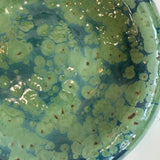 "Dimple" Wall Hanging in Green Speckle - Large • Mar25