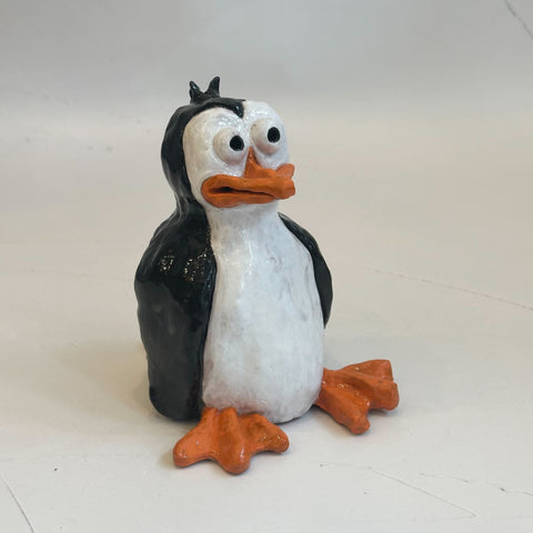 "Perry the Penguin" - Ceramic Sculpture • Mar25